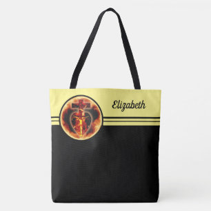 Katholische Religiöse Dreifaltigkeit Jesus am Kre Tasche
