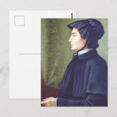 Katholische religiöse Kunst der heiligen Elizabeth Postkarte (Vorne/Hinten)
