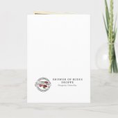 Katholische Religiöse St. Joseph Festmahlkarte Karte (Rückseite)