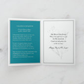 Katholische Religiöse St. Joseph Festmahlkarte Karte (Innenseite)