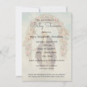 katholische religiöse Vintage Babydusche Einladung (Rückseite)