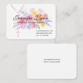 Katholische Rosarbe Wasserfarbe Religiöse Blume Visitenkarte (Vorne/Hinten)