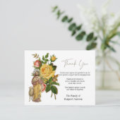 Katholische Rose Jesus Beerdigung Beileid Beileid Dankeskarte (Stehend Vorderseite)