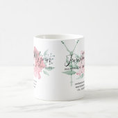 Katholische Rosenkranke Rose Religiöse Blumengesch Kaffeetasse (Mittel)