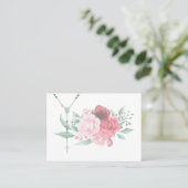 Katholische Rosenkranze Rose Religiöse Blumengesch Visitenkarte (Stehend Vorderseite)