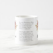Katholische Rote Rose Crucifix Gebet Bridesmaid Kaffeetasse (Mittel)
