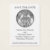 Katholische Save the Date Hochzeitskarten (Vorderseite)
