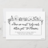 Katholische Save the Date-Karte Save The Date (Vorderseite)