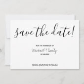 Katholische Save the Date-Karte Save The Date (Rückseite)