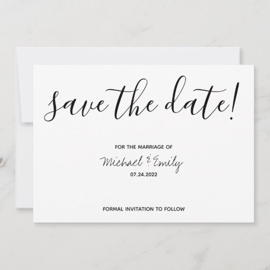 Katholische Save the Date-Karte Save The Date (Rückseite)