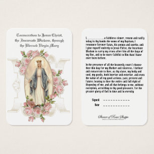 Katholische Schlichtung Gebet zu Jesus Jungfrau Ma