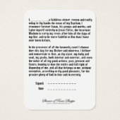 Katholische Schlichtung Gebet zu Jesus Jungfrau Ma (Rückseite)