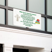 Katholische Schulausrichtungs-Fahne Banner (Äußeres Gebäude)