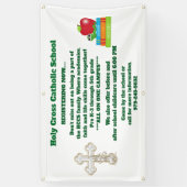 Katholische Schulausrichtungs-Fahne Banner (Vertikal)