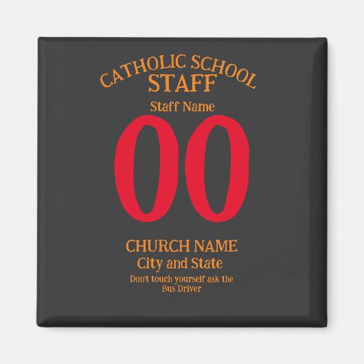 Katholische Schule Touch nicht selbst Magnet (Vorne)