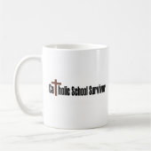 Katholische Schulüberlebender Kaffeetasse (Links)