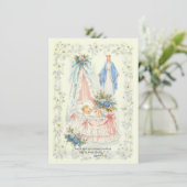 Katholische Schwangerschaft Ankündigung Junge oder (Stehend Vorderseite)