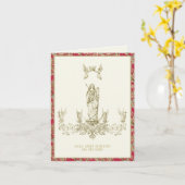 Katholische Selige Jungfrau Mary Angels Religiös Karte (Gelbe Blume)