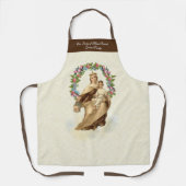 Katholische Selige Jungfrau Mary Monte Carmel Flor Schürze (Vorderseite)