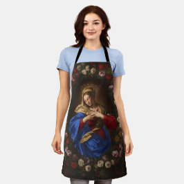 Katholische Selige Jungfrau Mary Religiöse Rose Schürze