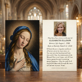 Katholische Selige Maria Madonna-Totenmesse-Gedenk