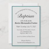 Katholische Selige Muttertaufe Einladung (Vorderseite)