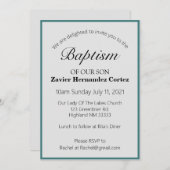 Katholische Selige Muttertaufe Einladung (Vorne/Hinten)