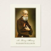 Katholische Solanus Casey Beerdigungskarte (Vorderseite)