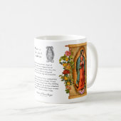 Katholische Spanische Guadalupe Religiöse Jungfrau Kaffeetasse (VorderseiteRechts)
