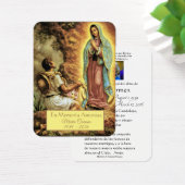 Katholische Spanische Maria Beerdigung Gedenkkarte (Schreibtisch)