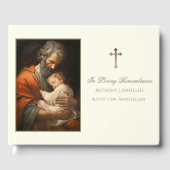 Katholische St. Joseph & Jesus Gedenkfeier Gästebuch (Vorderseite)