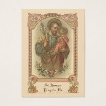 Katholische St. Joseph Memorare Gebetskarten