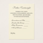 Katholische St. Joseph Spirituelle Bouquet (Rückseite)