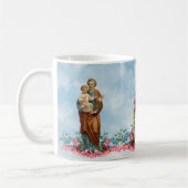 Katholische St. Joseph Thermische Jungfrau Maria V Kaffeetasse (Links)
