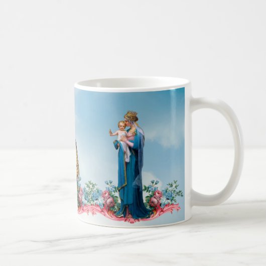 Katholische St. Joseph Thermische Jungfrau Maria V Kaffeetasse (Rechts)