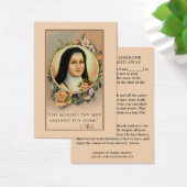 Katholische St. Therese Beileid Gebet Heilige Kart (Schreibtisch)