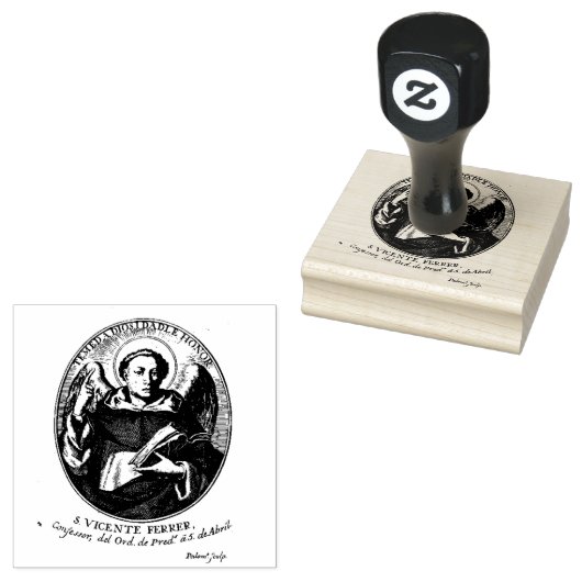 Katholische St. Vincent Ferrer Gummistempel (Stempel)