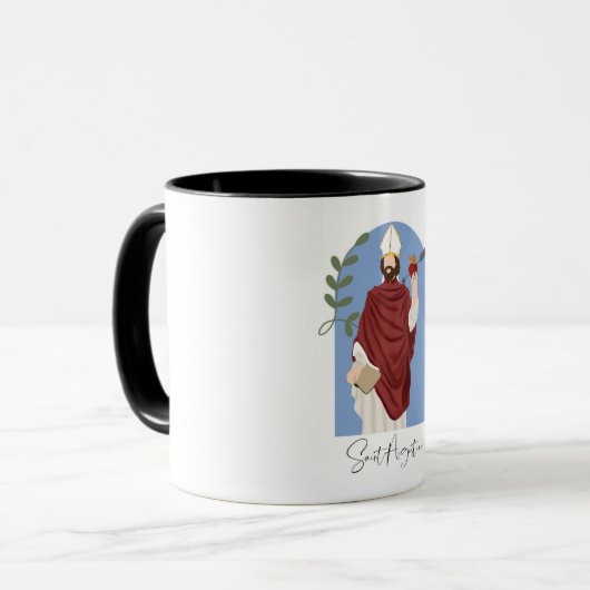 Katholische Tasse Saint Augustine (Vorderseite Links)