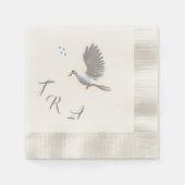 Katholische Taube und Wasserpapier Napkin Serviette (Vorderseite)