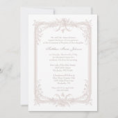 Katholische Taufe Christening gesegnete Mutter Jes Einladung (Vorderseite)