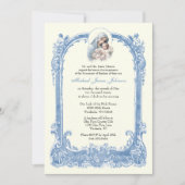 Katholische Taufe Christi Jesus Christus Einladung (Vorderseite)