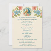 Katholische Taufe Christi Jesus Christus Einladung (Vorderseite)