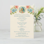 Katholische Taufe Christi Jesus Christus Einladung (Stehend Vorderseite)