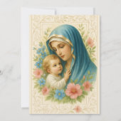 Katholische Taufe Christi Jesus Christus Einladung (Rückseite)