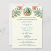 Katholische Taufe Christi Jesus Christus Einladung (Vorderseite)