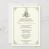 Katholische Taufe Christi mit Lamm Einladung (Vorderseite)