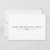 Katholische Taufe Einladung (Rückseite)