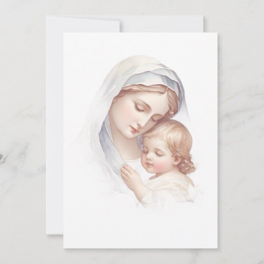 Katholische Taufe Rosa Christine Maria Jesus Chris Einladung (Rückseite)