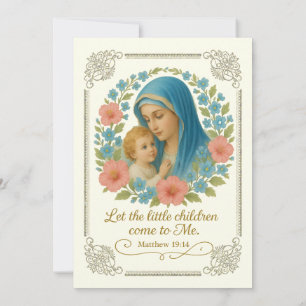 Katholische Taufe Taufe Maria Jesus Einladung
