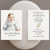 Katholische Taufkarte Visitenkarte